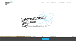 Desktop Screenshot of internationaldeclutterday.com